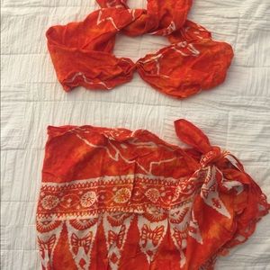 Sarong and top